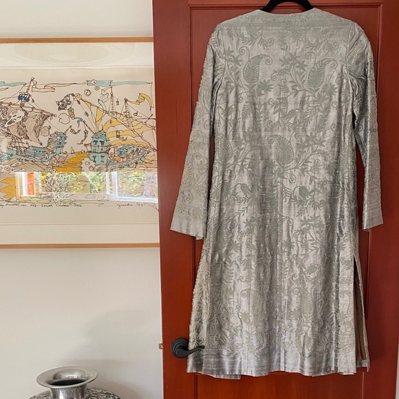 Khandoma Custom Silk Mid Length Jacket - Picture 9 of 9